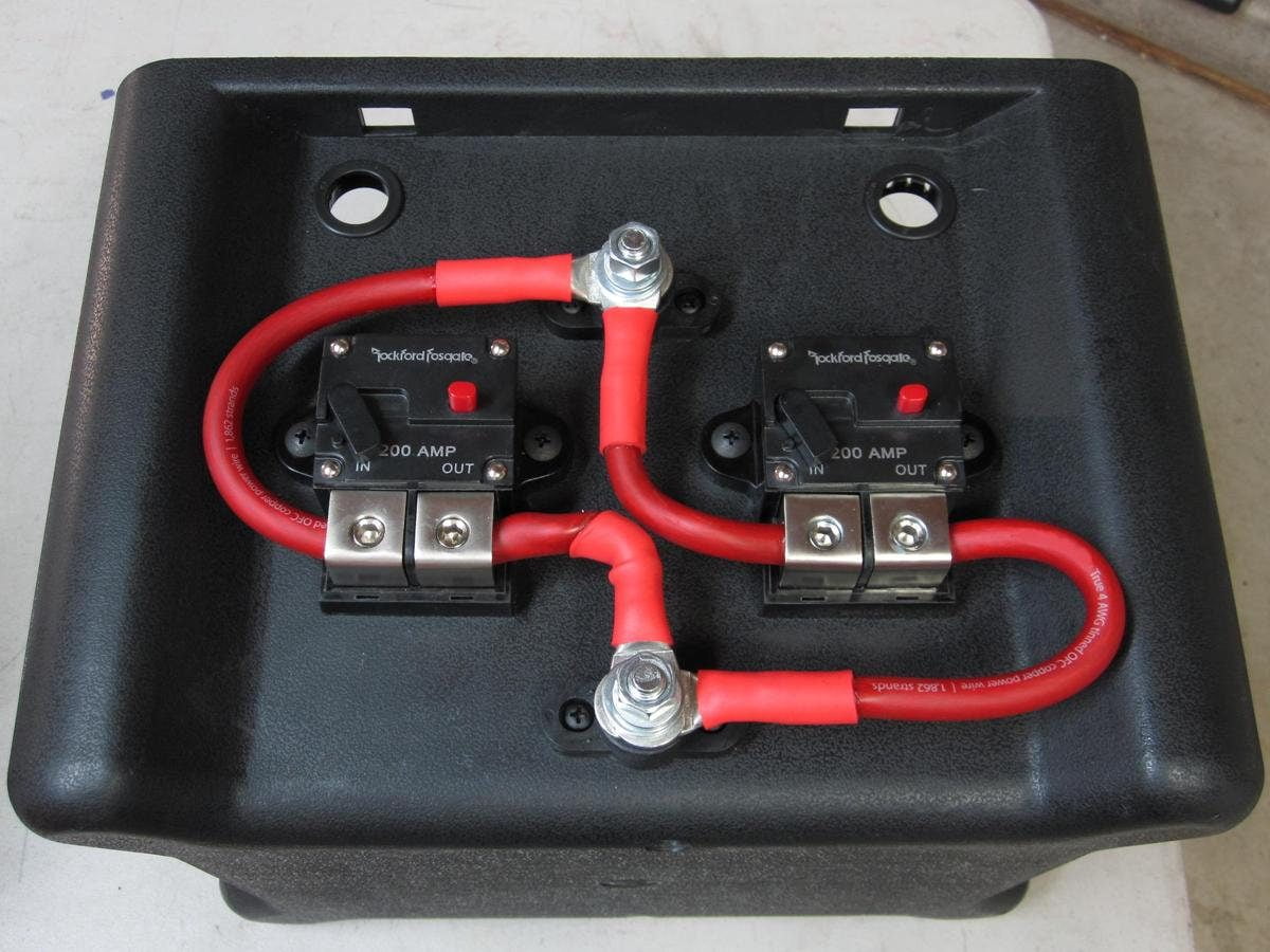 Trunk Mounted Battery Relocation Wiring Kit