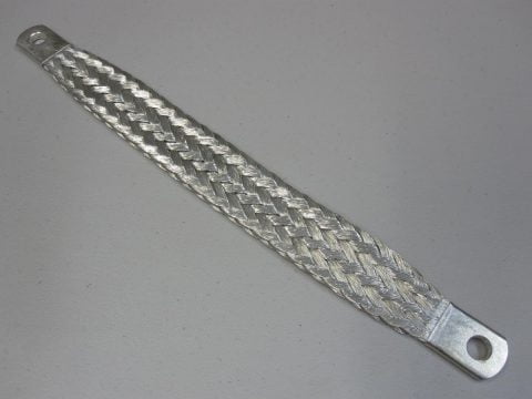 Coldmaster Aluminum Braided Ground Strap 9x1 with Mount Hole P#44-1431 Coldmaster Aluminum Braided Ground Strap 9x1 with Mount Hole P#44-1431