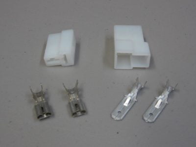 Electric Fan Plug Connector Kit for Spal fans, 12-10 AWG
