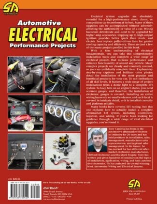 Automotive Electrical Performance Projects Back Cover