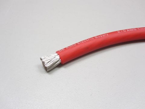 CE Auto Electric Supply 2/0 AWG Power Cable, stripped