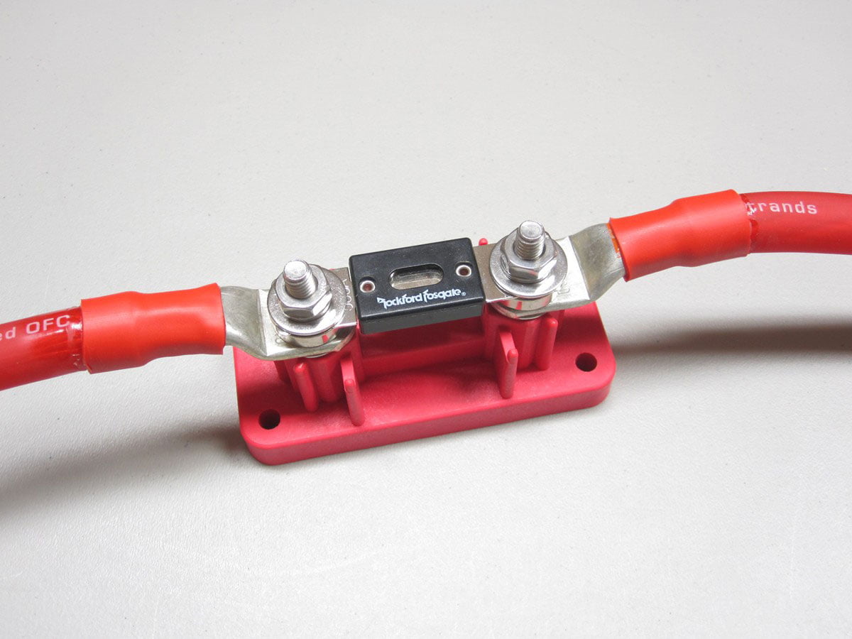 Tulead Fuse Holder 60A Mini ANL Fuse Holder Amplifier Holder Wire Inline Fuse Holder 3.42 Length 