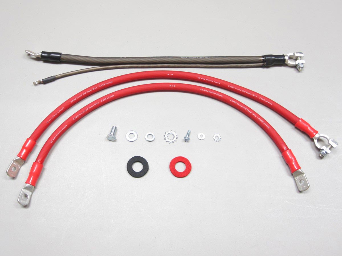 1966 Ford F100 battery cables