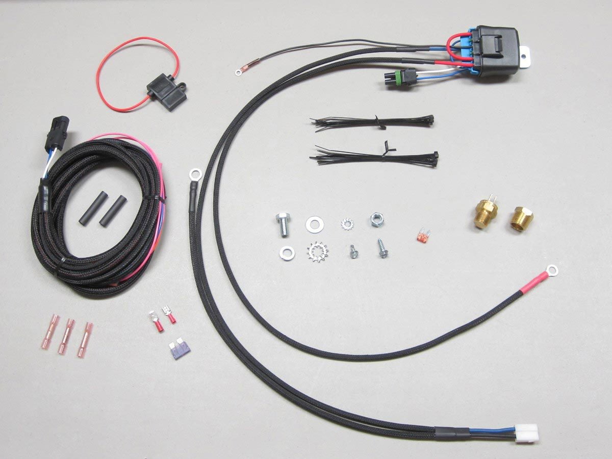 Single Fan Relay Kit Carbureted Basic CE Auto Electric Supply
