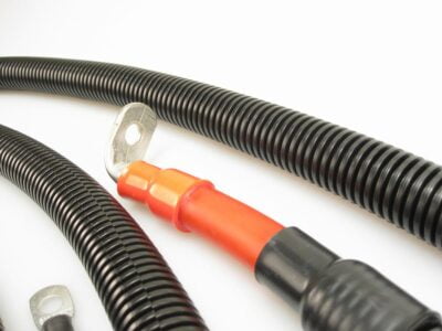 Ford 7.3L Power Stroke Diesel Truck Battery Cable Kit - Eyelet Close-up