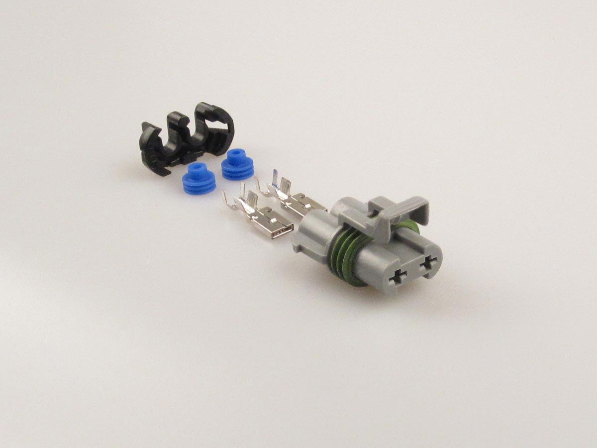 2-position Ducon 6.3 Female Connector Kit Close-up