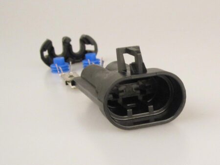 2-position Ducon 6.3 Male Connector Kit Close-up