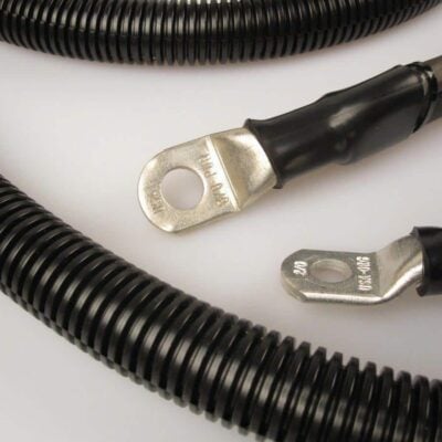 2003-2007 Ford 6.0L Power Stroke Diesel Truck Battery Cable Kit Eyelets Close-up