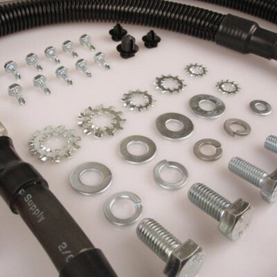 2003-2007 Ford 6.0L Power Stroke Diesel Truck Battery Cable Kit Hardware Close-up