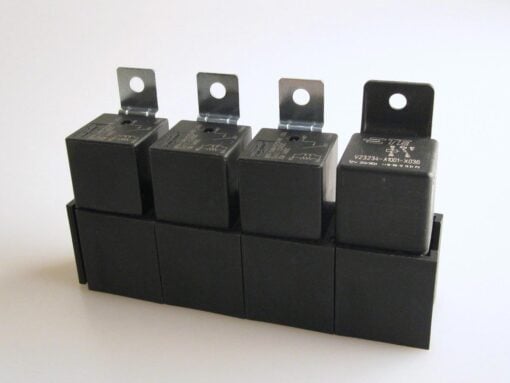 70A Interlocking Relay Sockets with 70A and ISO Relays with Mounting Brackets
