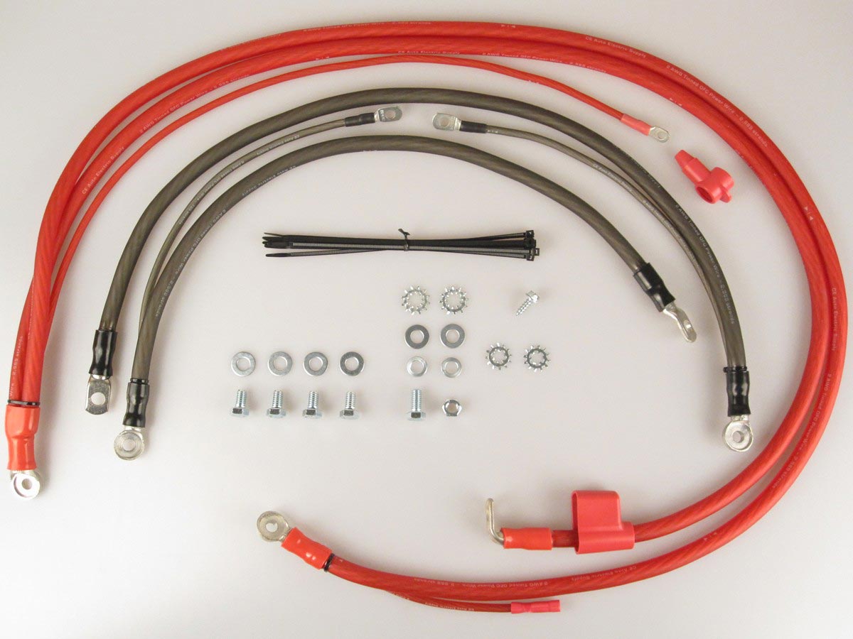 1982-1987 Chevrolet 6.2L Diesel Dual Battery Cable Kits