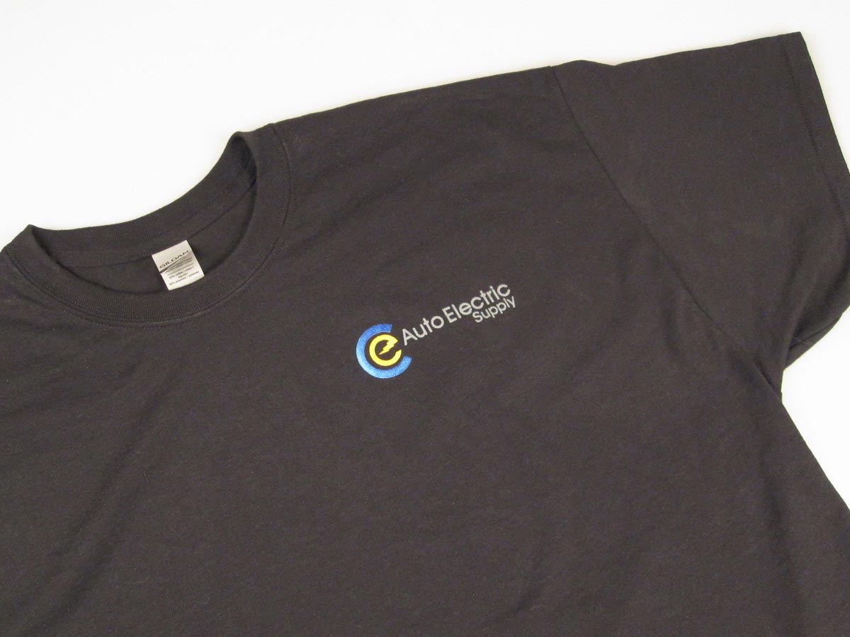 CE Auto Electric Supply Black T-Shirt Front