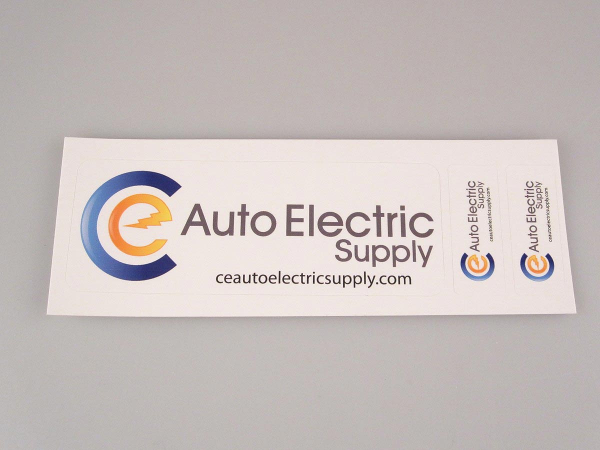 CE Auto Electric Supply Triple Sticker