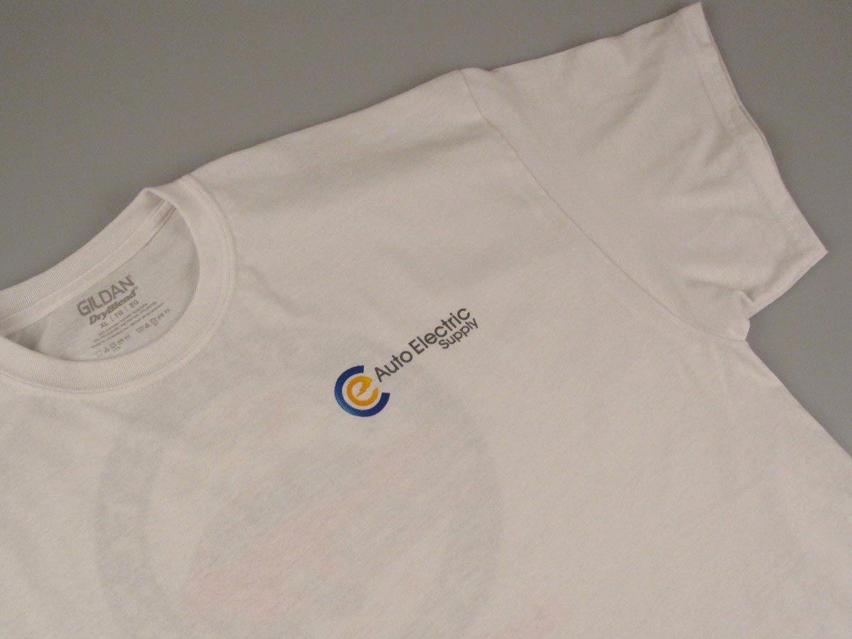 CE Auto Electric Supply White T-Shirt Front