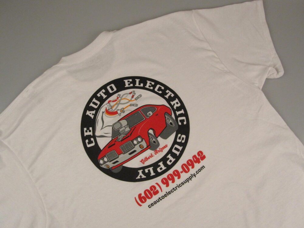 CE Auto Electric Supply White Olds' T-Shirt Rear
