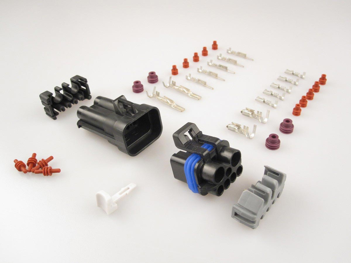 7-position Metri-Pack 480-150 Series Connector Kit – close-up