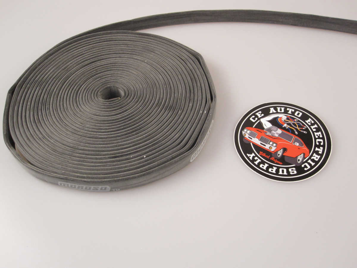 Moroso Wire Sleeve Insulated Black - 25ft - 72004
