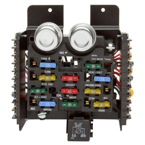 Painless 14-circuit Universal Fuse Panel top