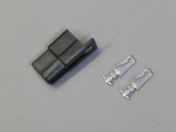 IJDMTOY 9004 / 9007 / HB5 3-Wire Headlight Plug Adapter Pigtails With Painless Butt Connectors (AA1305)