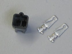 2 Position P56 Series Female Vertical Plug with Male Terminals