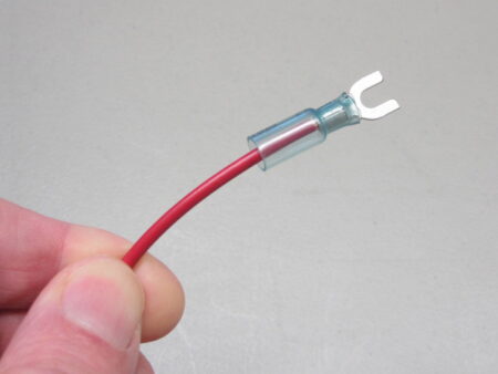 Step 2 - Insert the wire into the Heat Shrinkable Terminal