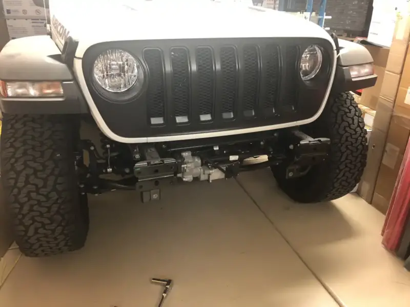 Shop Jeep OEM Front Bumper Removed