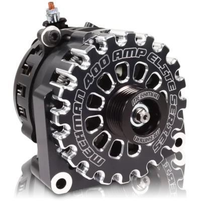 400A Billet Elite Alternator - GM Truck, 6.6L Diesel with Side Output Stud