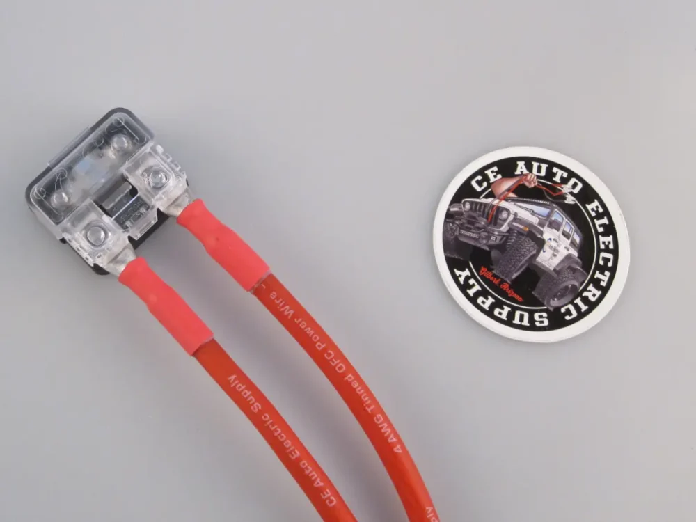 EGIS Compact Medium Amp AMI/MIDI Fuse Block with Cables, Fuse, and Cover