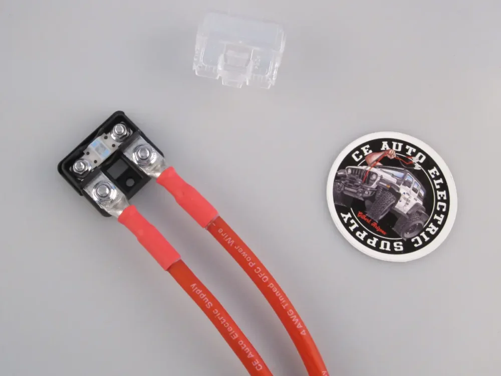 EGIS Compact Medium Amp AMI/MIDI Fuse Block with Cables and Fuse