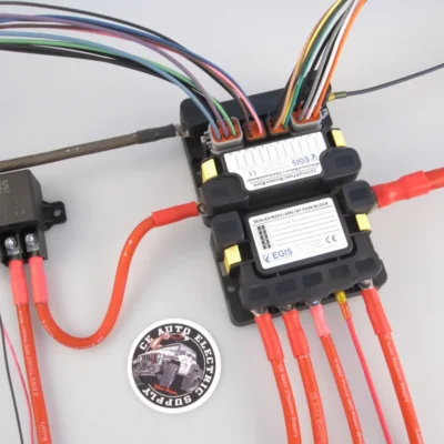 EGIS MT Series 6+6 Sealed Distribution Block - 2 Module Assembly with Covers and Relay