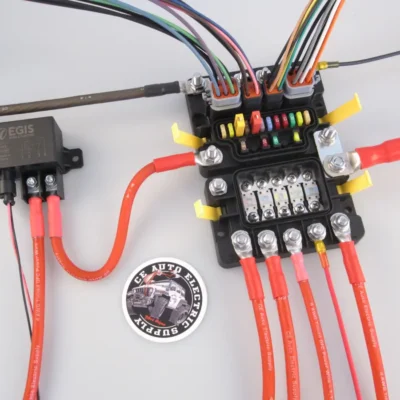 EGIS MT Series 6+6 Sealed Distribution Block - 2 Module Assembly with Relay