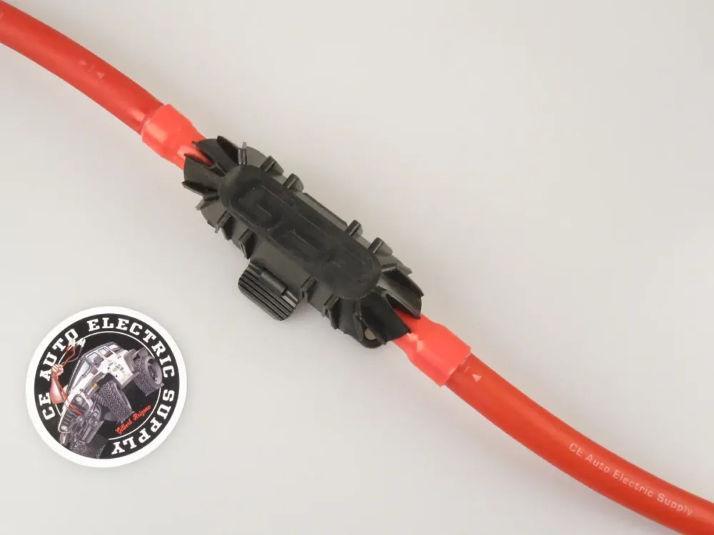 GEP MEGA Fuse Holder with Cover - Black 3