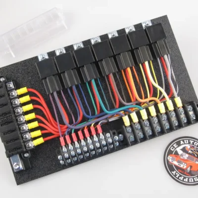 7 Relay Panel with Flexi-Inputs - Cover Off