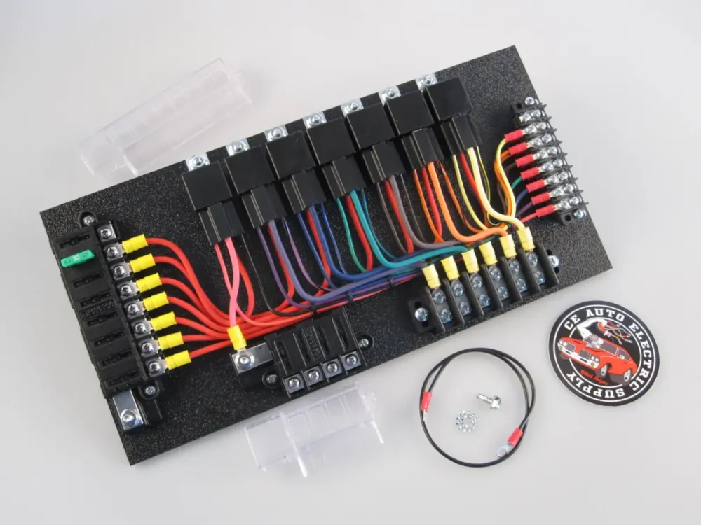 7 Relay Panel with Flexi-Inputs and Switched Panel - Covers Off