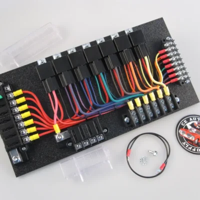 7 Relay Panel with Flexi-Inputs and Switched Panel - Covers Off