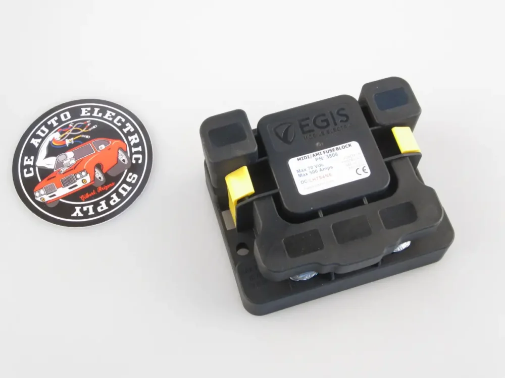 EGIS Waterproof 3-position MIDI Fuse Holder with Cover On