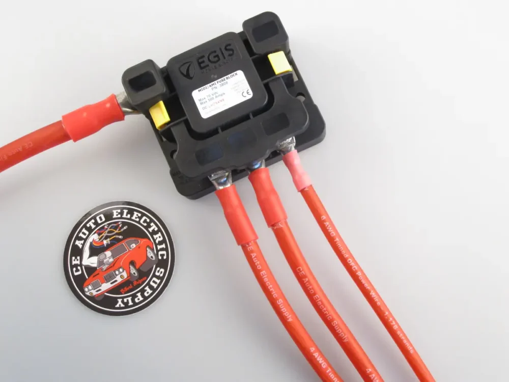 EGIS Waterproof 3-position MIDI Fuse Holder with Cover Secured