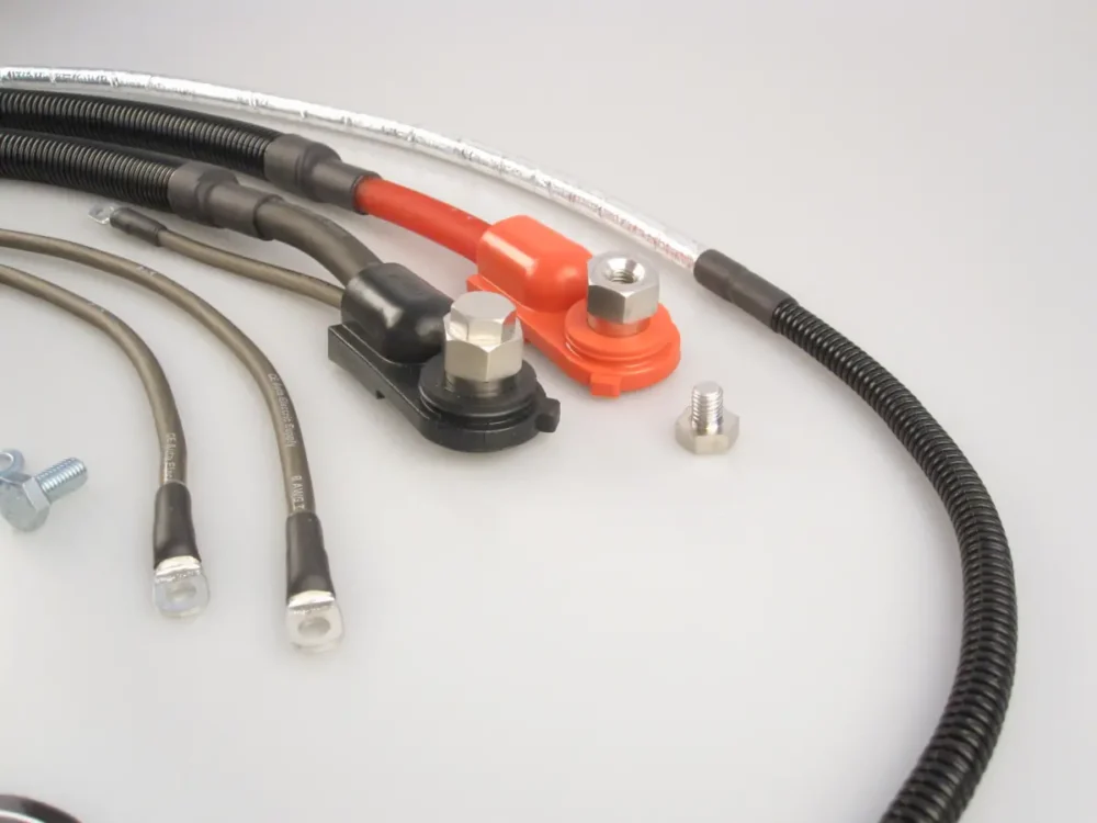 1988-1994 Chevrolet GMC 1500 Battery Cable Kit - Battery Terminals Close-up