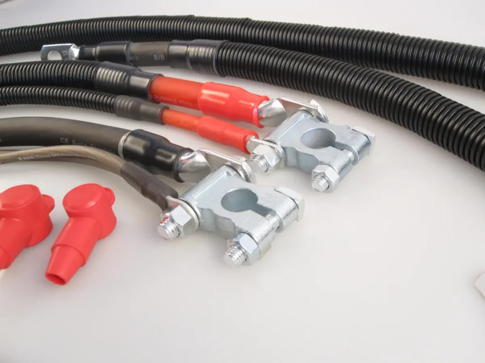 2006-2009 Gen 3 Dodge Diesel Truck Battery Cable Kit - Battery Terminals