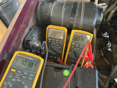 Current and Voltage Drop to Starter with Our 2 AWG Battery Cables