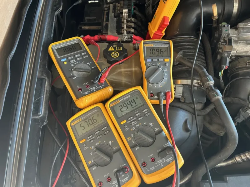 Currrent and Voltage Drop to Starter with our 1/0 AWG Battery Cables