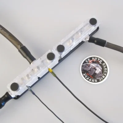 EGIS PowerBar - Eight M10 (3/8") Studs +8 Circuits (#8) - 600 Amp with Cables Attached