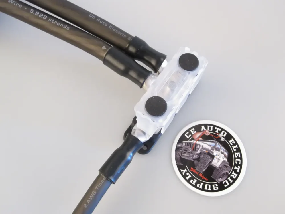 EGIS PowerBar Three M10 (3/8) Studs - 600A w/Cover with Cables Attached