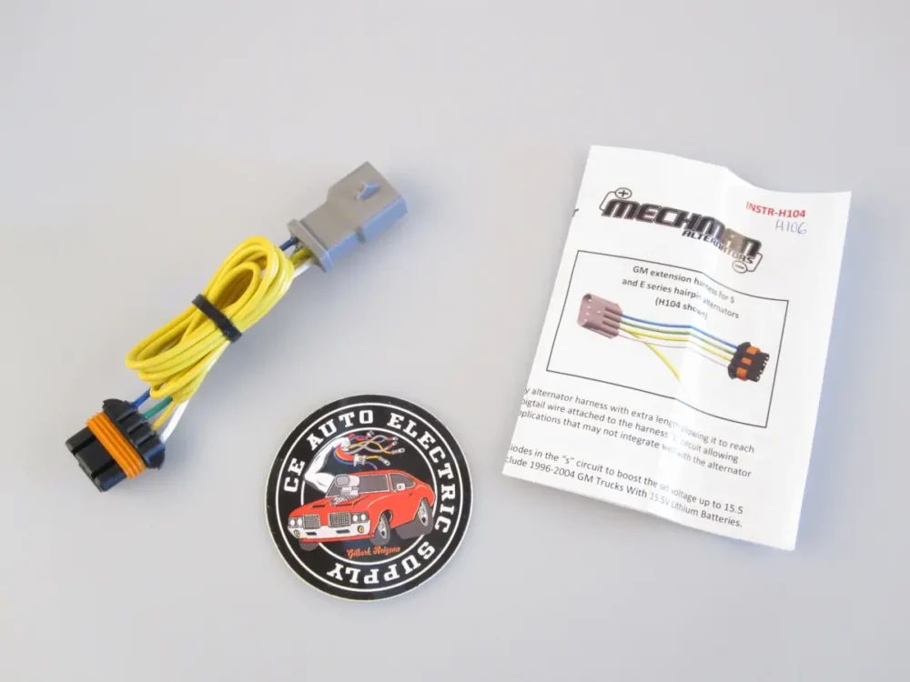Mechman H106 Indicator Light Harness for CS Female Plug to AD Male Plug Adapter