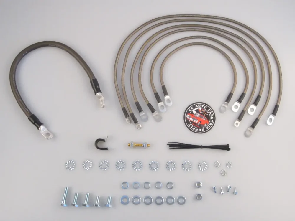 Vehicle Grounding Kit for Vehicles with Rear Located Top Post Batteries