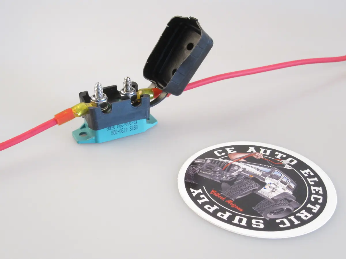 EGIS Circuit Breaker Cover, Short Stop, Black