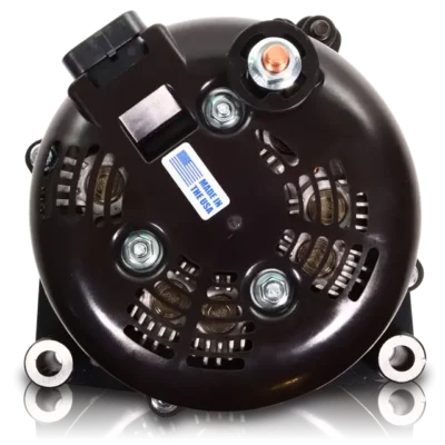 400A Billet Elite Alternator for 1994-2007 GM Truck & SUV - Rear View