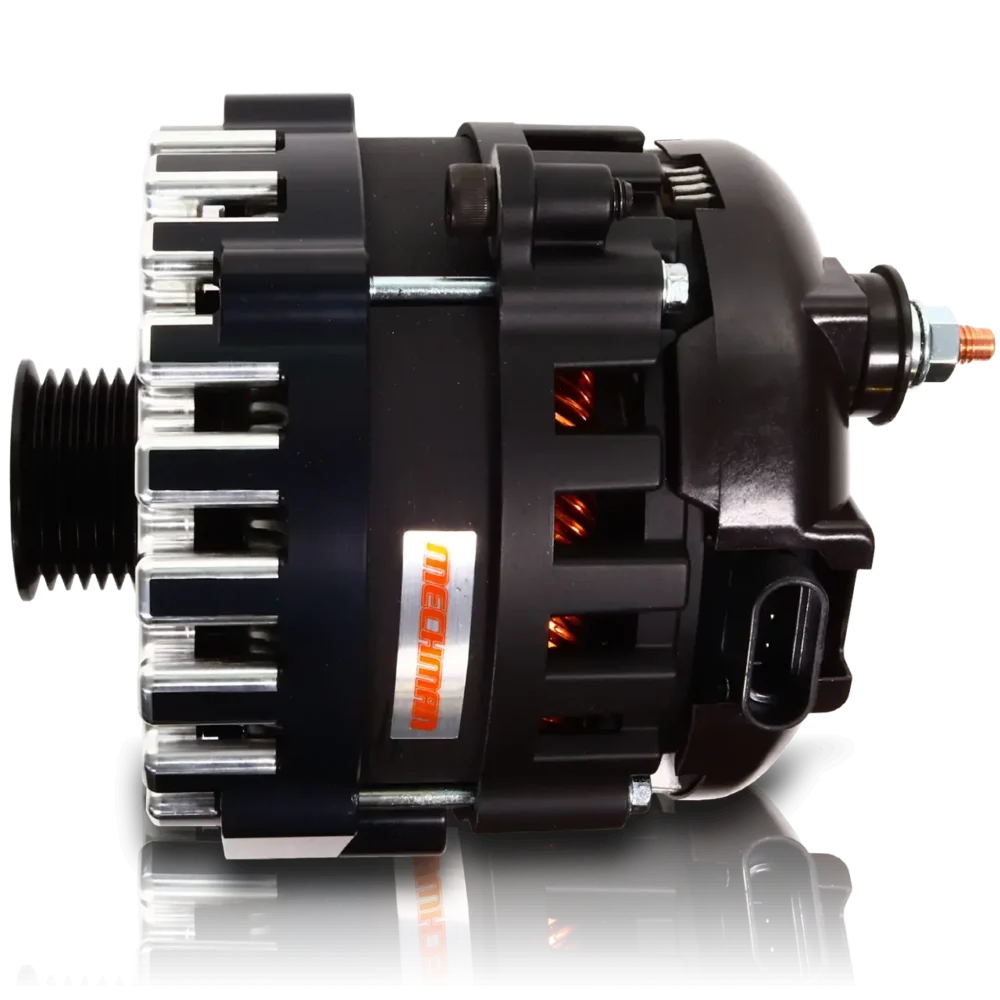 400A Billet Elite Alternator for 1994-2007 GM Truck & SUV - Side View