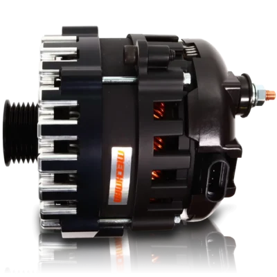 400A Billet Elite Alternator for 1994-2007 GM Truck & SUV - Side View